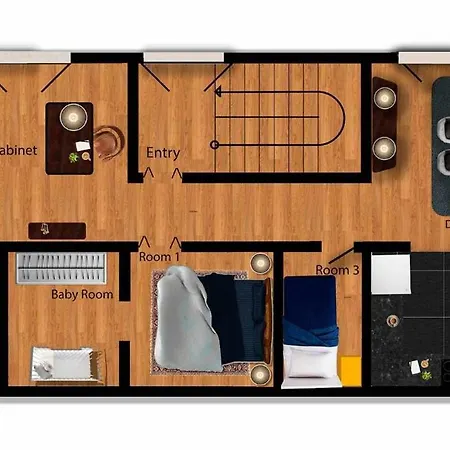 Vintage & Modern Daire *